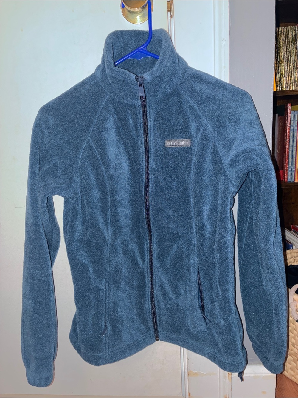 Columbia Blue-Gray Fleece Full Zip